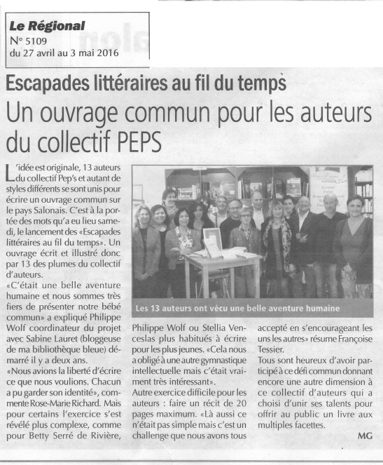 Le Régional - du 27 avril au 3 mai 2016