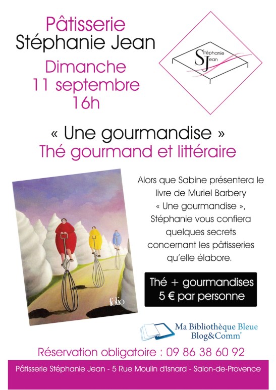 Affiche café littéraire Pascal Demeure - Salon de Provence